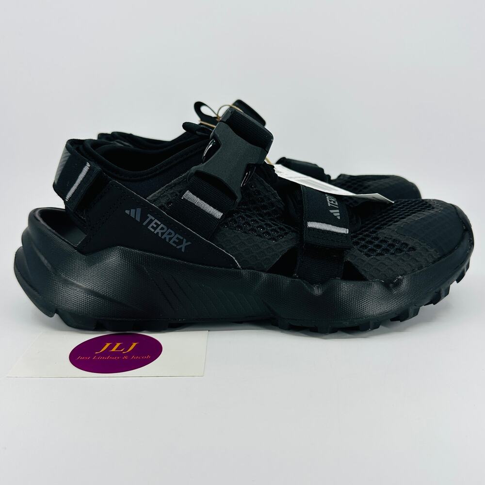 Adidas Terrex Hydroterra Outdoor Active Sandals Core Black IF7596 Size 7 M/ 8 W